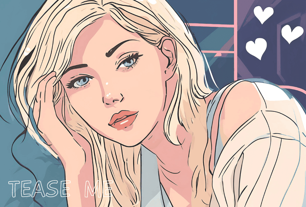 Cam model using Streamster Overlay Editor to customize text sticker design